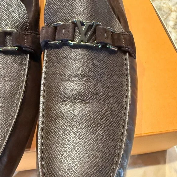 LV Monogram Leather Drivers
